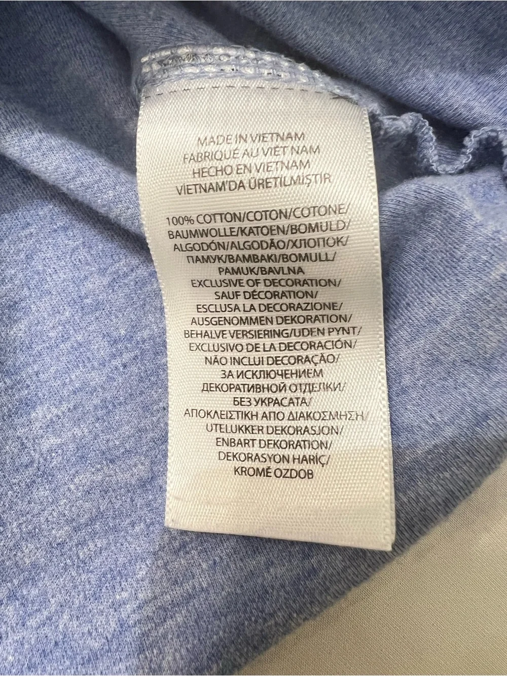 Polo Ralph Lauren Soft Jersey Cotton Classic Fit Blue Heather Shirt L Preppy